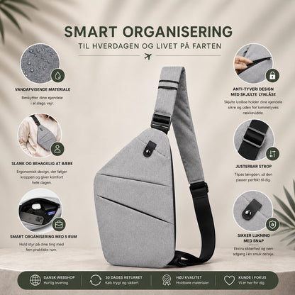 CROSSBODY TASKE (MØRKEGRØN)